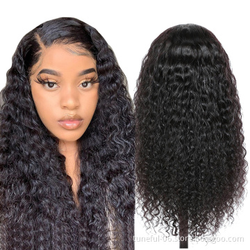 Lace Frontal Wig Vendors Wholesale Curly Transparent HD Lace Front Wigs For Black Women 100 Virgin Brazilian Human Hair Wigs